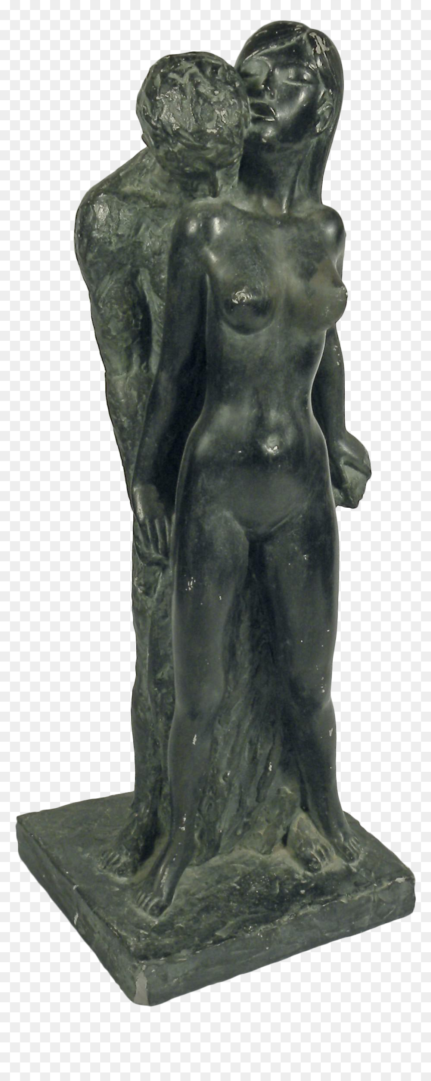 Embracing Lovers Statue Png - Statue, Transparent Png - lovers png