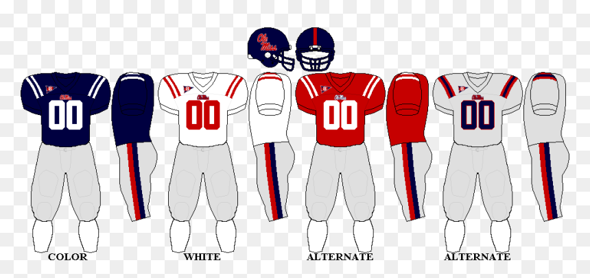 Sec Uniform Ole Miss - Lsu Football Uniforms, HD Png Download - ole miss png