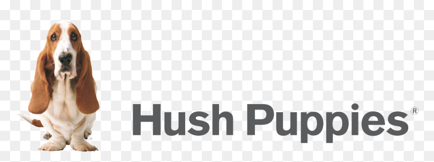 Hush Puppies Logo Logotype - Hush Puppies Shoes Logo, HD Png Download - basset hound png