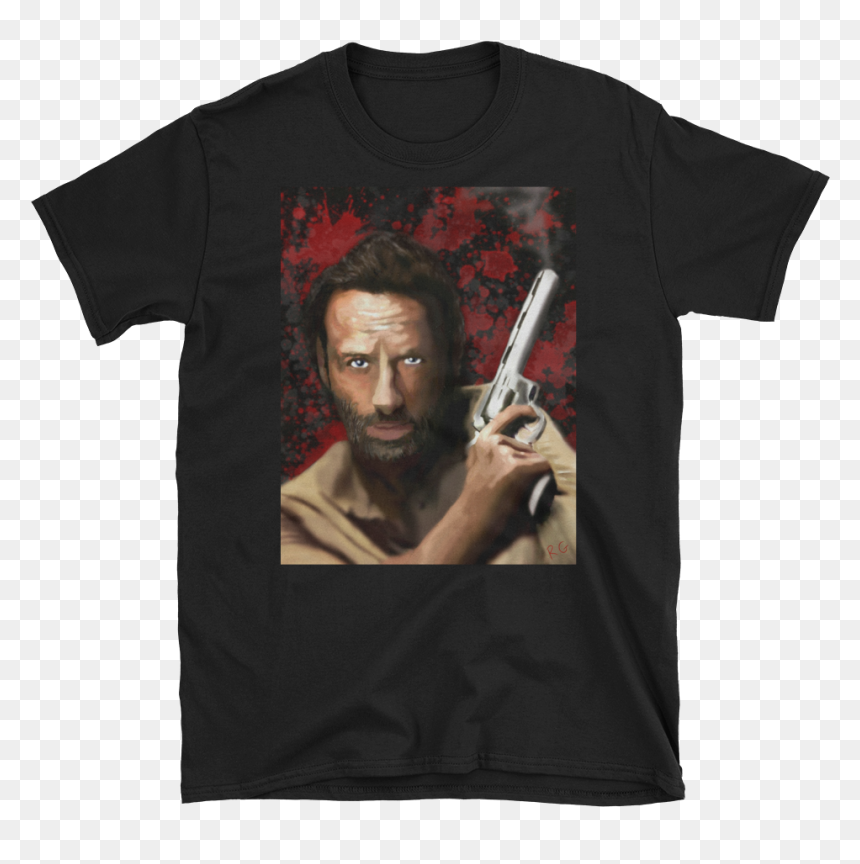 T-shirt, HD Png Download - the walking dead rick png