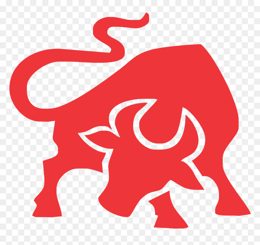Transparent Bull Vector Png - Red Bull Vector Image Png, Png Download - bull vector png