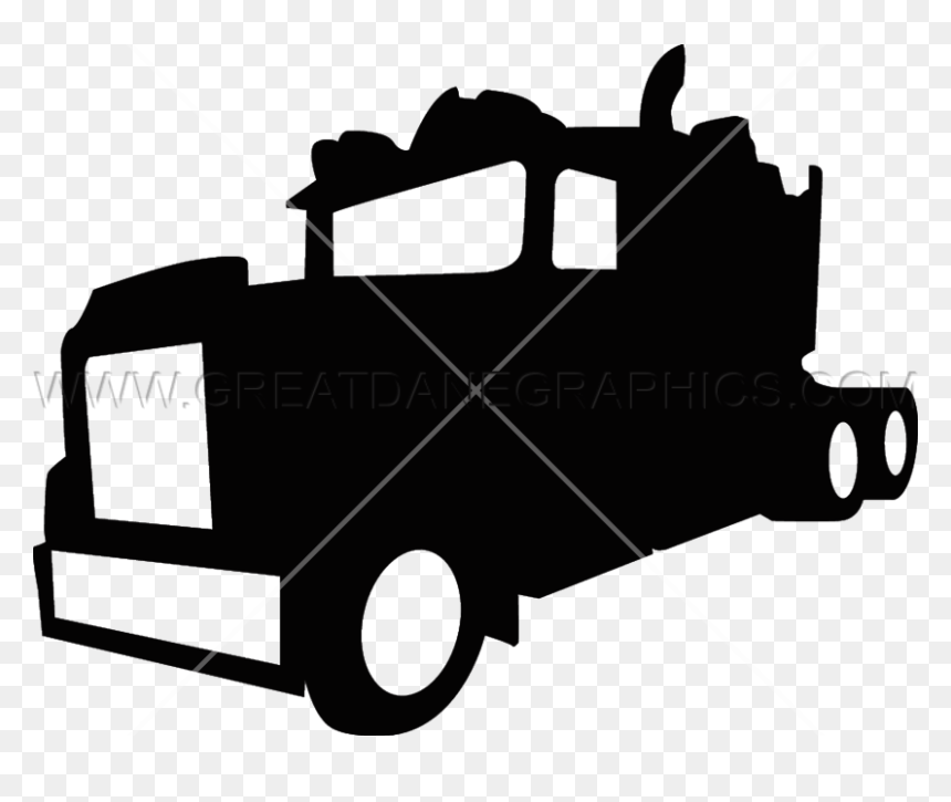 Big Bad Truck Production Ready Artwork For T Shirt - Illustration, HD Png Download - big rig png