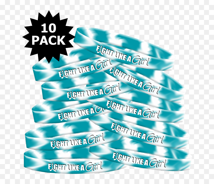 Fight Like A Girl Wristband For Cervical Cancer"
 Title="fight - Wristband, HD Png Download - fight like a girl png