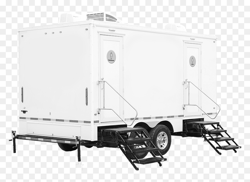 Trailer Truck, HD Png Download - porta potty png