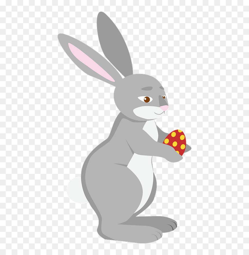 Easter Bunny Clipart - Cartoon, HD Png Download - easter rabbit png