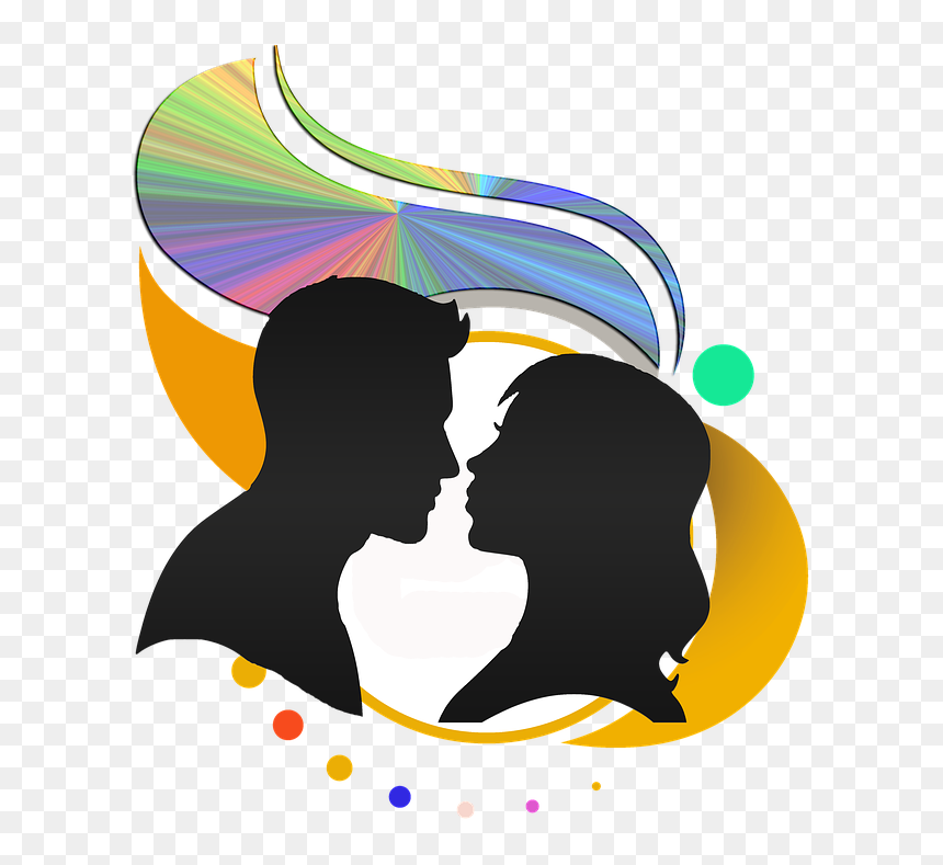 Black And White Couple Png, Transparent Png - lovers png