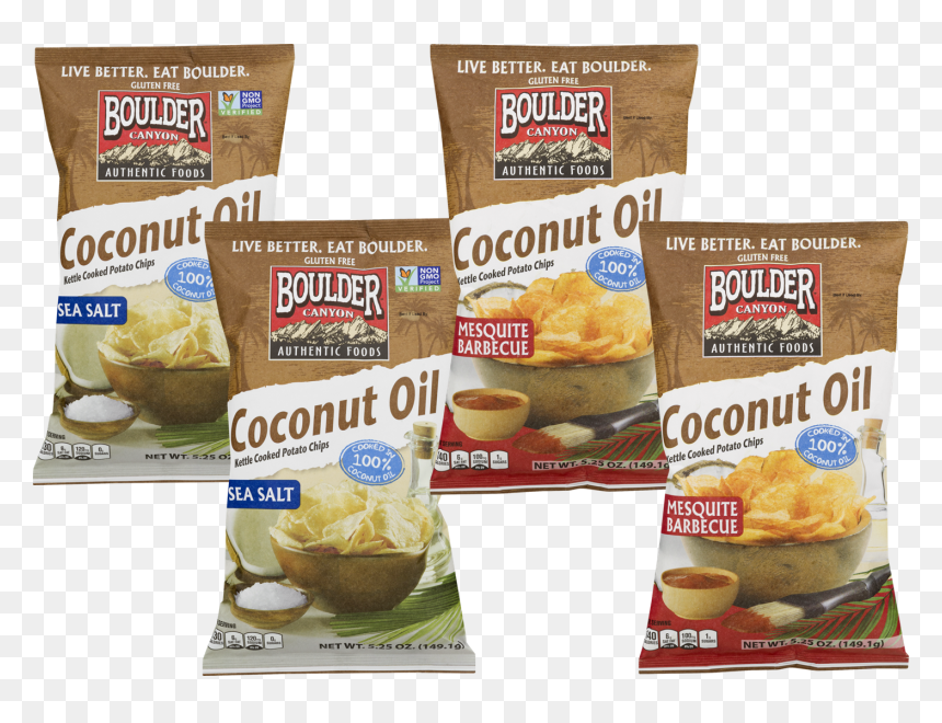 Boulder Canyon Authentic Foods Coconut Oil Kettle Cooked - Paper Wrapped Cake, HD Png Download - habanero png