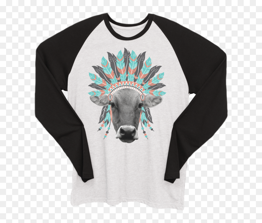 Farm Girl Headdress Boyfriend Raglan Tee - Burro, HD Png Download - burro png