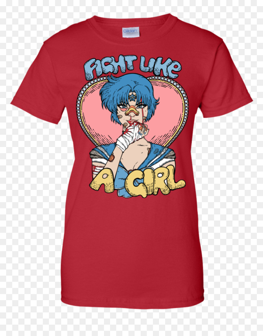 Fight Like A Girl - Born In August Shirt, HD Png Download - fight like a girl png