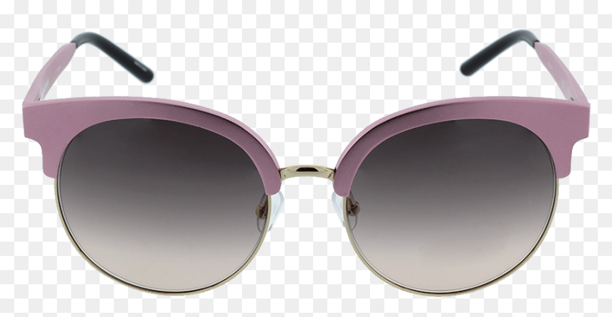 Gold Trim Round Sunglasses , Png Download - Glasses, Transparent Png - round sunglasses png