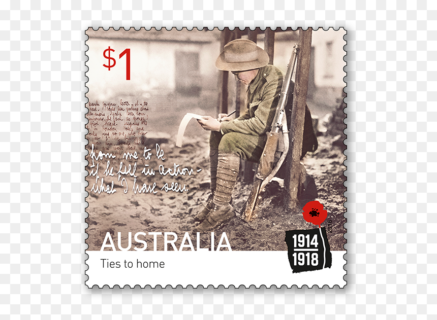 Australia Stamp Ww 1, HD Png Download - vintage postage stamp png
