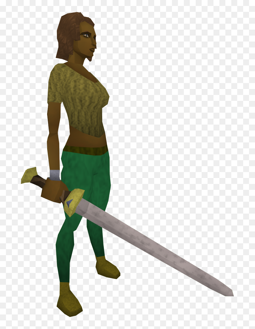 Vesta Runescape, HD Png Download - longsword png