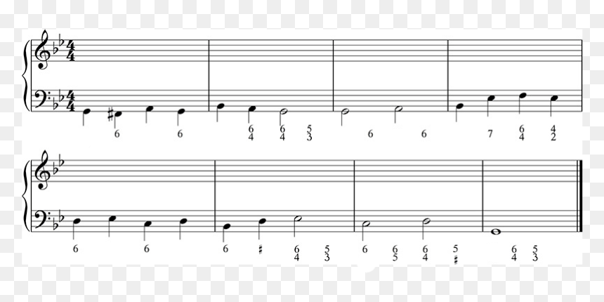 Picture - Ear Training Figured Bass, HD Png Download - roman numeral 2 png