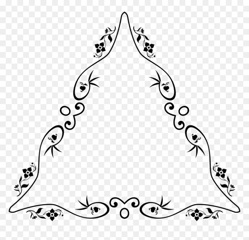 Decorative Borders Computer Icons Decorative Arts Download - Transparent Background Simple Border Black Png, Png Download - vintage swirl png