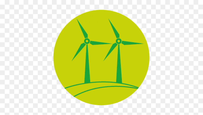 Emblem, HD Png Download - wind turbine icon png