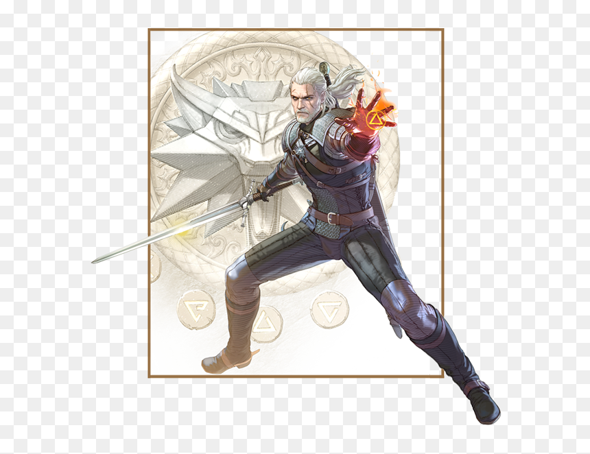 White Flame The Witcher, HD Png Download - longsword png