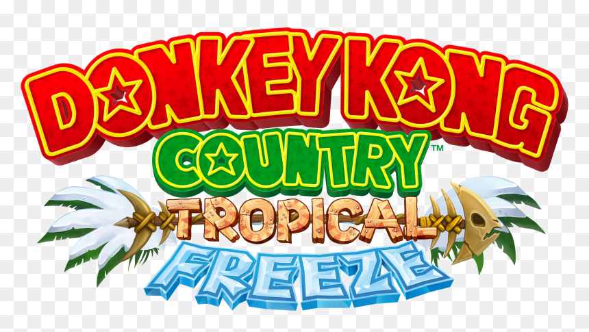 Donkey Kong Tropical Freeze Logo, HD Png Download - donkey kong country png