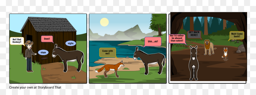 Cartoon, HD Png Download - burro png