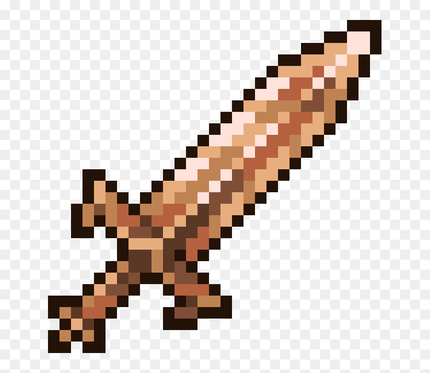 Pixel Art Animal Crossing, HD Png Download - longsword png
