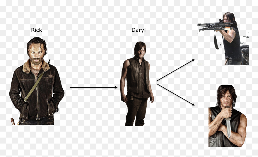 Shoot Rifle, HD Png Download - the walking dead rick png
