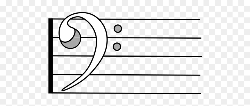 Treble And Bass Clef Heart Png Icons - Clef, Transparent Png - heart png white