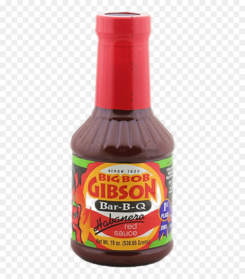 Big Bob Gibson Bar B Q Habanero Red Sauce - Big Bob Gibson, HD Png Download - habanero png