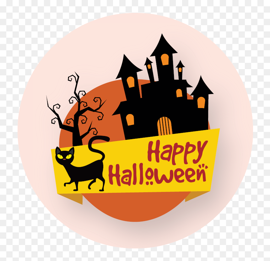 Bienvenido Octubre Imagen De Halloween, HD Png Download - halloween black cat png