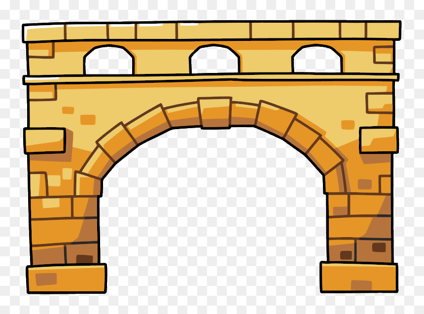 Aqueduct Clipart Roman - Roman Aqueduct Clipart, HD Png Download - roman numeral 2 png