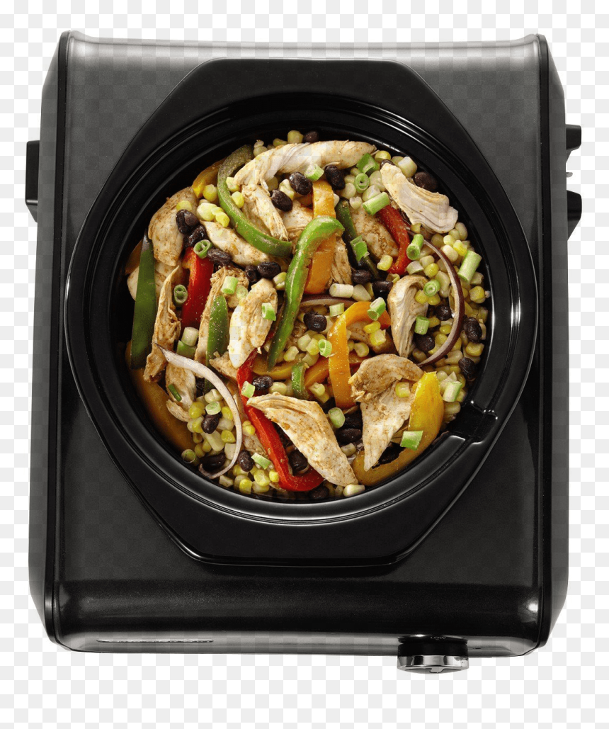 2 Quarts Black Crock Pot Sccpmdpk25 Ch Sccpmdpk25 Hook - Dish, HD Png Download - crock pot png