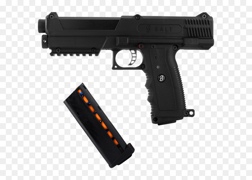 Tippmann Tipx Trufeed Deluxe Pistol Kit - Pepper Spray Gun, HD Png Download - pistol silhouette png