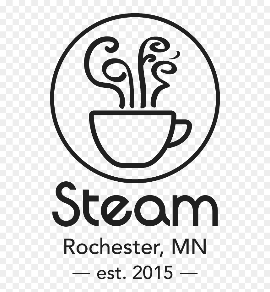 Logo With Coffee Steam, HD Png Download - steam png logo