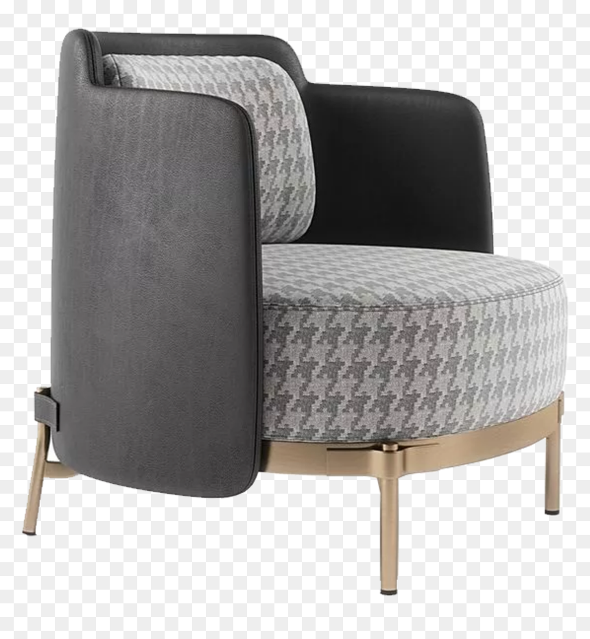 Club Chair, HD Png Download - modern chair png