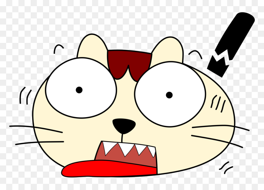 Head,organ,area - Clip Art, HD Png Download - scared mouth png
