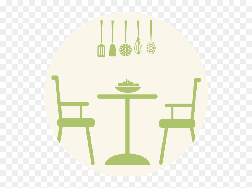 Transparent Kitchen Icon Png - Circle, Png Download - kitchen icon png