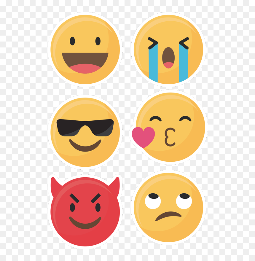 Transparent Emoji Stickers Png - Emoji Set Transparent Png, Png Download - emoji stickers png
