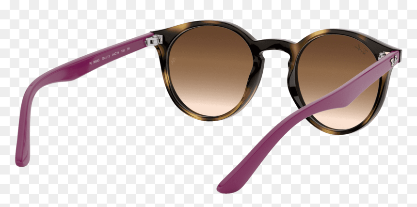 Keyhole Round Sunglasses In Havana Violet Clipart , - Shadow, HD Png Download - round sunglasses png