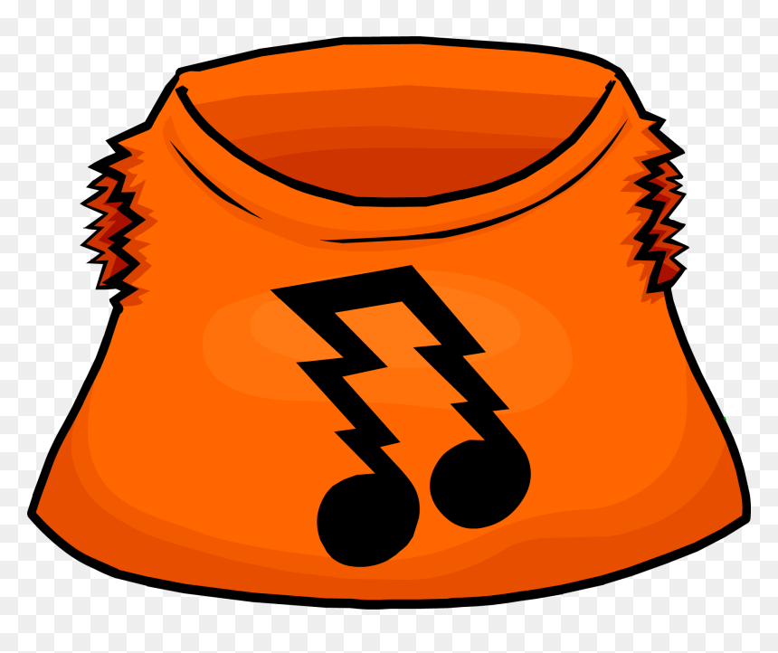 Club Penguin Rewritten Wiki - Club Penguin Orange Shirt, HD Png Download - rocker png