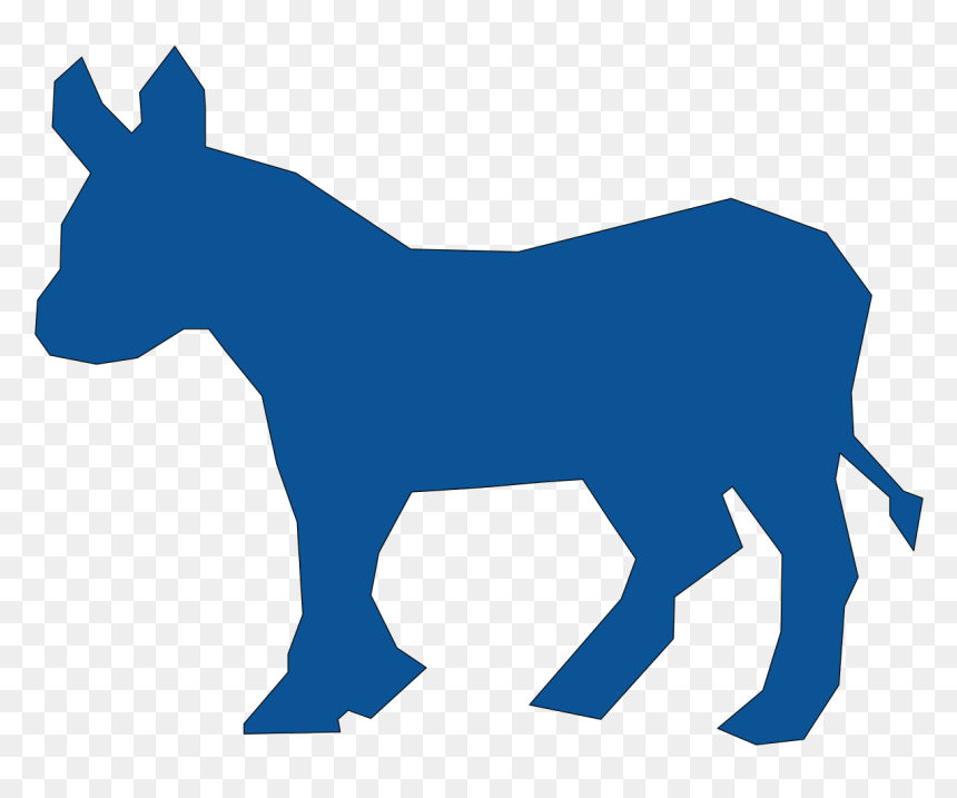 Democratic Party Dnc Logo, HD Png Download - burro png