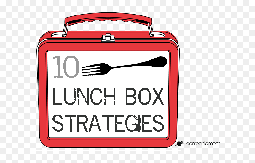 School Lunch Strategies - Lunch Box Clip Art, HD Png Download - lunchbox png