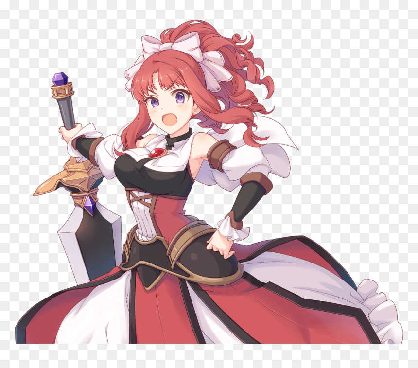 Cute Human Longsword Toudou Akino Rare Start 0 Anger - Princess Connect Akino, HD Png Download - longsword png
