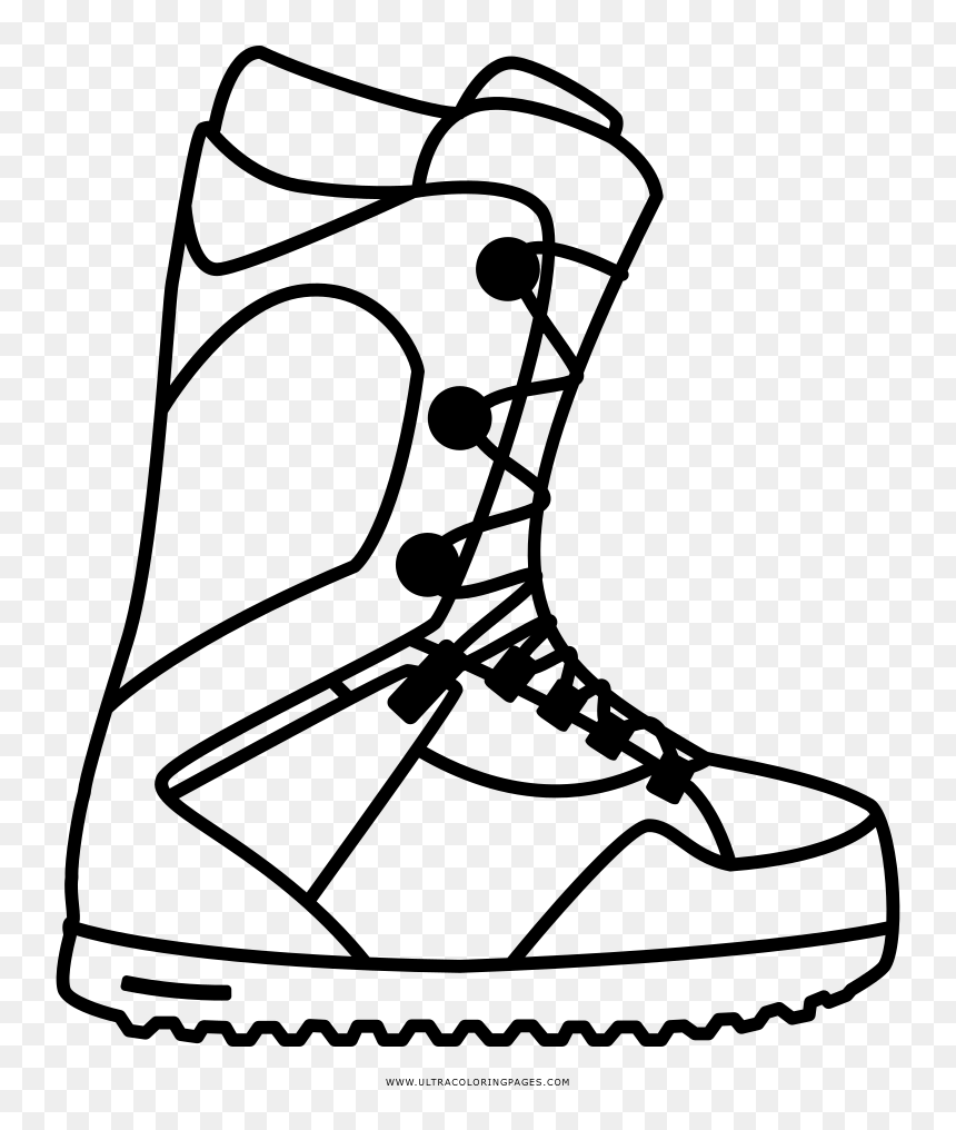 Thumb Image - Coloring Snowboards, HD Png Download - botas png