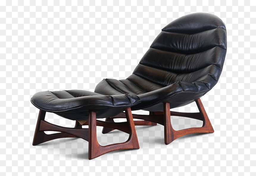 Mid Century Scoop Lounge Chair, HD Png Download - modern chair png