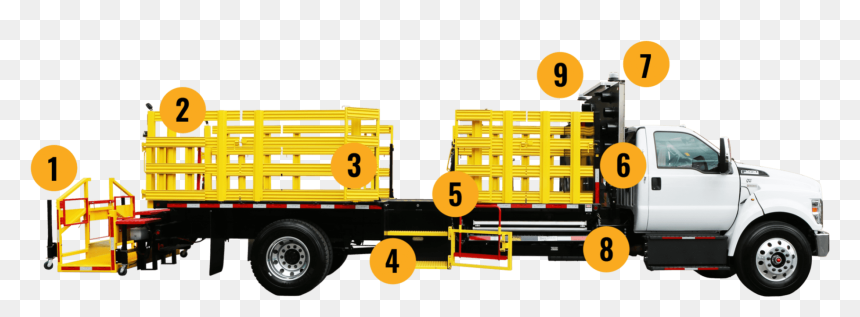 Royal Traffic Control Truck - Trailer Truck, HD Png Download - construction cone png