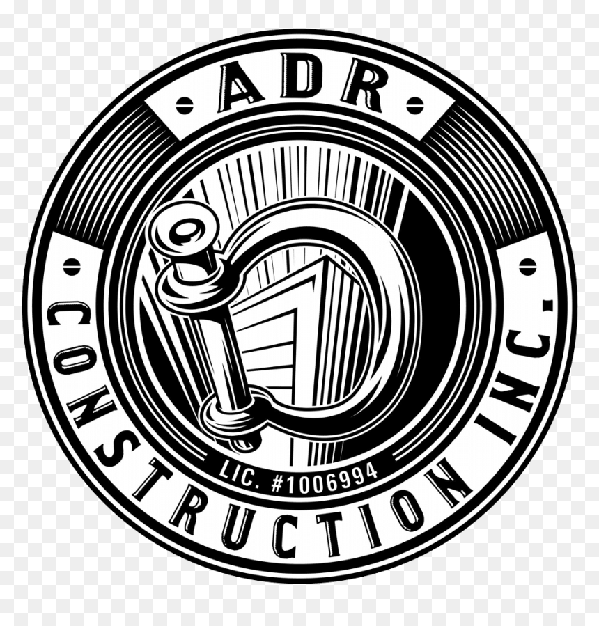 Adr-construction Logo Final Black - Nra, HD Png Download - construction cone png