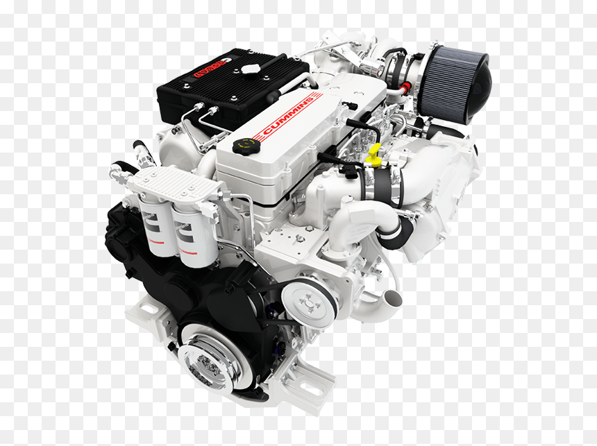 Cummins Qsb 6.7 Marine Engine, HD Png Download - cummins png