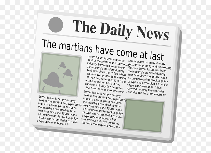 Old Newspaper Article About Technology, HD Png Download - dr phil png
