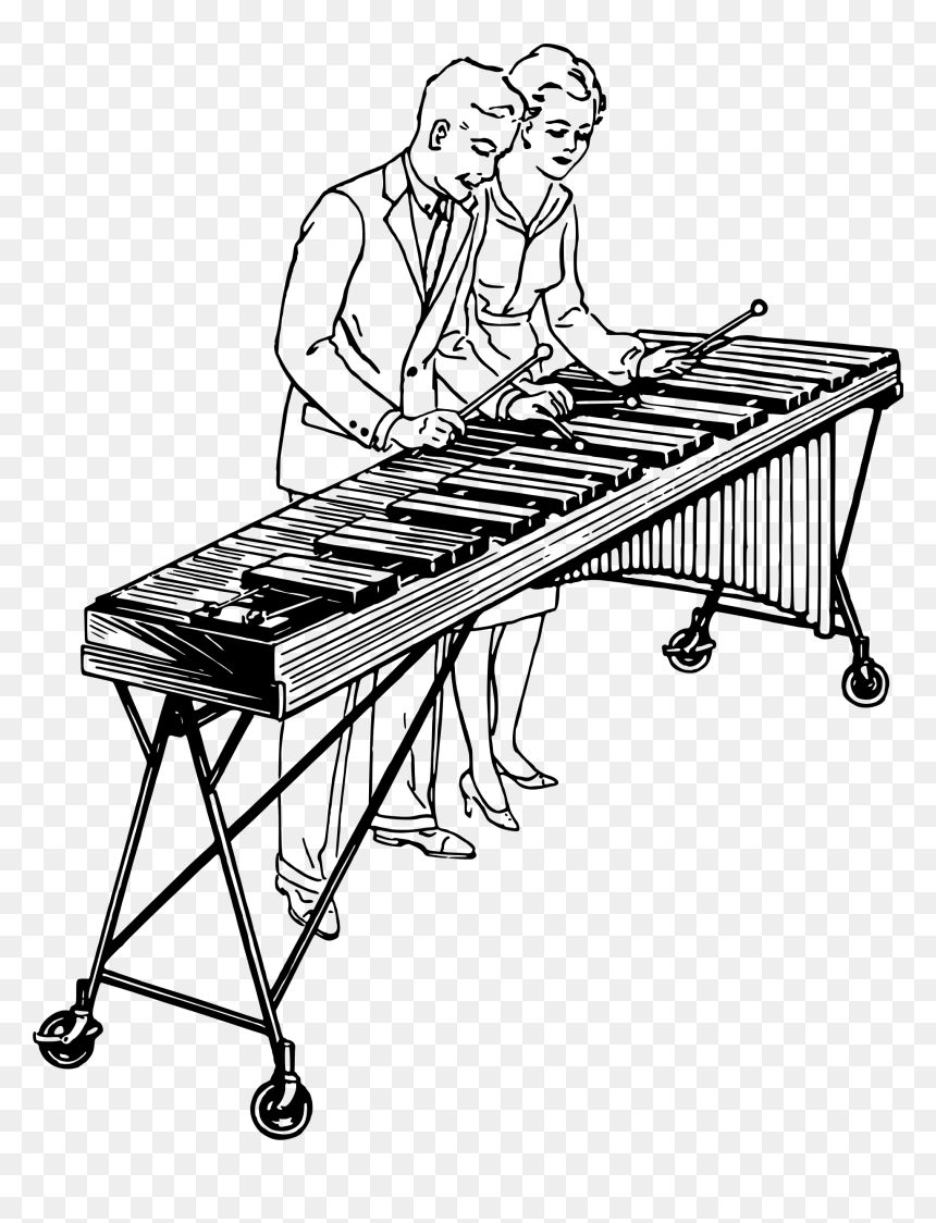 Marimba Png , Png Download - Marimba 2 People Playing, Transparent Png - marimba png