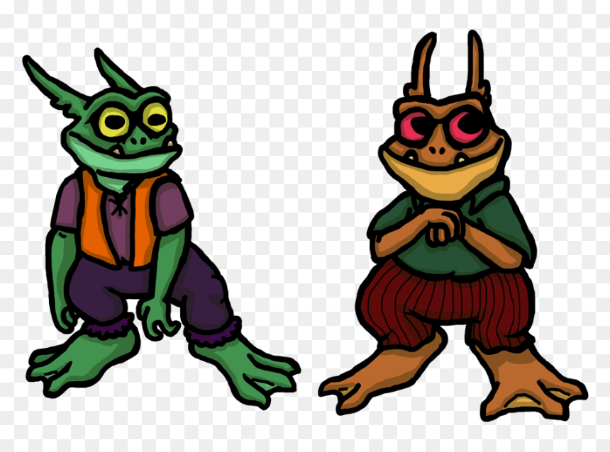 Hobgoblin Villagers These Two Are Less Characters And - Cartoon, HD Png Download - hobgoblin png