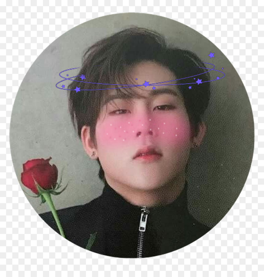 Monstax Monta Edit Kawaii Kawai Cat Flower Im Wonho - Monsta X Wonho Edits, HD Png Download - wonho png