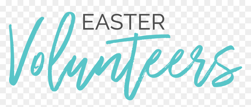 Volunteer For A Good Friday Or Easter Service - Calligraphy, HD Png Download - good friday png